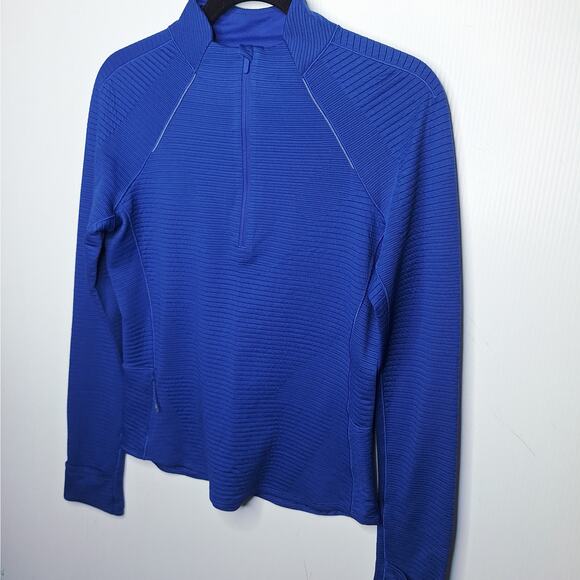 Lululemon Ventscape Half-Zip Long Sleeve Top 8 Psychic Running Thumbholes Cuffin - Picture 3 of 12